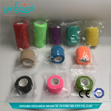 Colored Cotton Elastic Self-adhesive Bandage